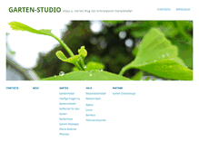 Tablet Screenshot of garten-studio.de